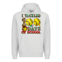 Dove Grey i tackled 100 days of school softball Premium Hoodie - Zillion Design Studio