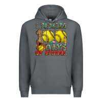 Rock i tackled 100 days of school softball Premium Hoodie - Zillion Design Studio