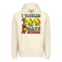 Sandshell i tackled 100 days of school softball Premium Hoodie - Zillion Design Studio