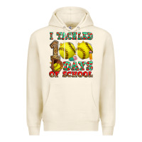 Tofu i tackled 100 days of school softball Premium Hoodie - Zillion Design Studio