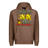 Chestnut i tackled 100 days of school softball Premium Hoodie - Zillion Design Studio