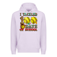 Lilac i tackled 100 days of school softball Premium Hoodie - Zillion Design Studio