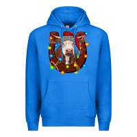 True Royal christmas horseshoe with hereford cow Premium Hoodie - RanaPortraitStore