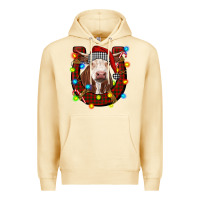 Pina Colada christmas horseshoe with hereford cow Premium Hoodie - RanaPortraitStore