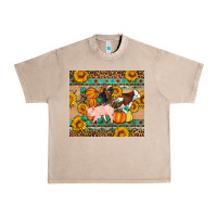 French Oak Fall Coop Animals Urban Heavy Tee - Artiststas