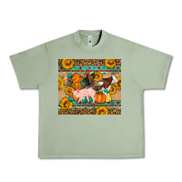 Oil Green Fall Coop Animals Urban Heavy Tee - Artiststas