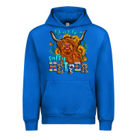 Cobalt don't be a salty heifer Urban Hoodie - Zillion Design Studio