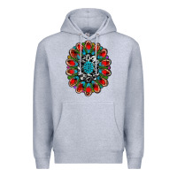 Heather Grey christmas gemstone Premium Hoodie - RanaPortraitStore
