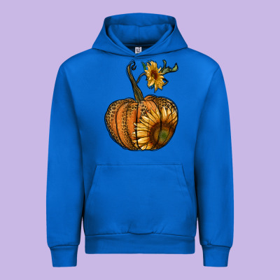 Pumpkin With Sunflower Urban Hoodie Designed By Ranaportraitstore
