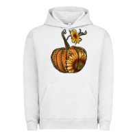Pigment Lunar Rock pumpkin with sunflower Urban Hoodie - RanaPortraitStore