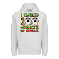 Dove Grey i tackled 100 days of school soccer Premium Hoodie - Zillion Design Studio