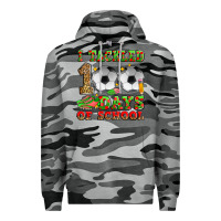 Slate Camo i tackled 100 days of school soccer Premium Hoodie - Zillion Design Studio