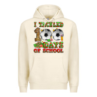 Tofu i tackled 100 days of school soccer Premium Hoodie - Zillion Design Studio