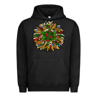 Pigment Black new year sunflower Urban Hoodie - RanaPortraitStore