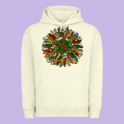 New Year Sunflower Urban Hoodie Designed By Ranaportraitstore