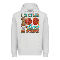 Dove Grey i tackled 100 days of school basketball Premium Hoodie - Zillion Design Studio