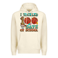 Sandshell i tackled 100 days of school basketball Premium Hoodie - Zillion Design Studio