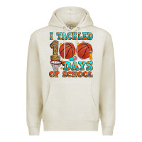 Oatmeal Heather i tackled 100 days of school basketball Premium Hoodie - Zillion Design Studio