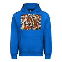 Cobalt cowhide background Urban Hoodie - Zillion Design Studio