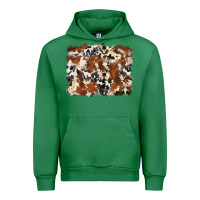 Emerald cowhide background Urban Hoodie - Zillion Design Studio