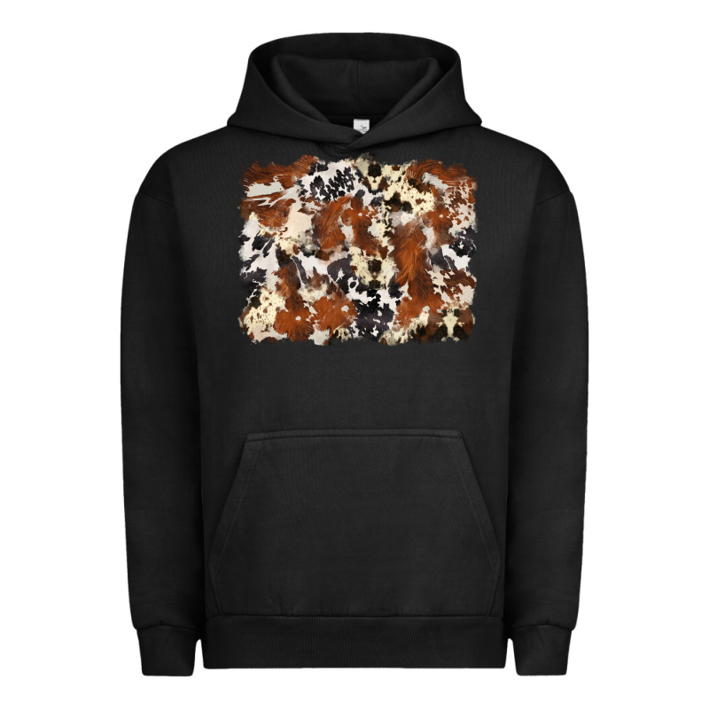 Cowhide Background Urban Hoodie by Zillion Design Studio | Teevron