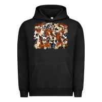 Pigment Black cowhide background Urban Hoodie - Zillion Design Studio