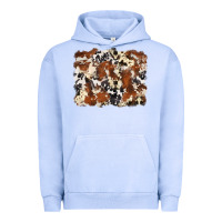 Pigment Grape Ice cowhide background Urban Hoodie - Zillion Design Studio