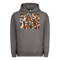 Pigment Tornado cowhide background Urban Hoodie - Zillion Design Studio