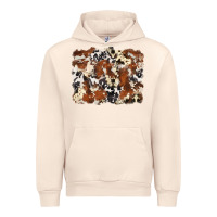 Sandshell cowhide background Urban Hoodie - Zillion Design Studio