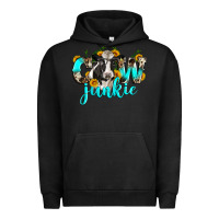Pigment Black cow junkie Urban Hoodie - Zillion Design Studio