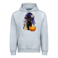 Halloween Cat And Pumpkin Urban Hoodie | Teevron