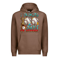 Chestnut i tackled 100 days of school baseball Premium Hoodie - Zillion Design Studio