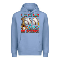Colony Blue i tackled 100 days of school baseball Premium Hoodie - Zillion Design Studio