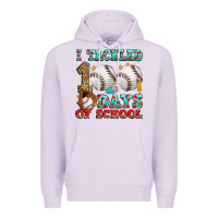 Lilac i tackled 100 days of school baseball Premium Hoodie - Zillion Design Studio