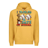 Mustard i tackled 100 days of school baseball Premium Hoodie - Zillion Design Studio