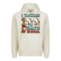 Oatmeal Heather i tackled 100 days of school baseball Premium Hoodie - Zillion Design Studio