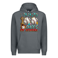 Rock i tackled 100 days of school baseball Premium Hoodie - Zillion Design Studio