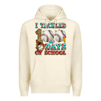 Sandshell i tackled 100 days of school baseball Premium Hoodie - Zillion Design Studio
