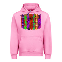 Fuchsia Pink Halloween Brushstrokes Urban Hoodie - texasbilliewilder