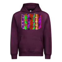 Mauve Wine Halloween Brushstrokes Urban Hoodie - texasbilliewilder
