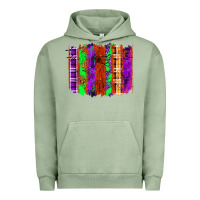 Pigment Oil Green Halloween Brushstrokes Urban Hoodie - texasbilliewilder