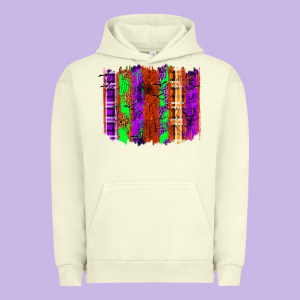 Halloween Brushstrokes Urban Hoodie Designed By Texasbilliewilder