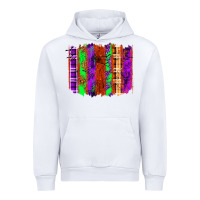 White Halloween Brushstrokes Urban Hoodie - texasbilliewilder