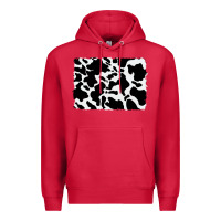 Cardinal distressed cowhide pattern Premium Hoodie - RanaPortraitStore