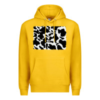 Lemon distressed cowhide pattern Premium Hoodie - RanaPortraitStore