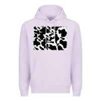 Lilac distressed cowhide pattern Premium Hoodie - RanaPortraitStore
