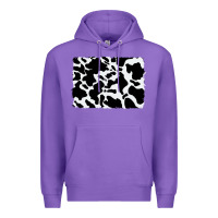 Purple distressed cowhide pattern Premium Hoodie - RanaPortraitStore