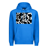 True Royal distressed cowhide pattern Premium Hoodie - RanaPortraitStore
