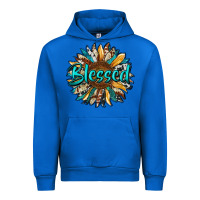 Cobalt blessed sunflower Urban Hoodie - RanaPortraitStore