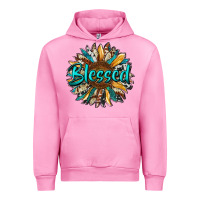 Fuchsia Pink blessed sunflower Urban Hoodie - RanaPortraitStore